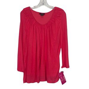 Alfani Womens Shaper Top Shirt Radiant Rose Size Medium New